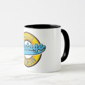 ノルランドスウェーデンヴィンテージスタイルロゴ マグカップ (正面右)