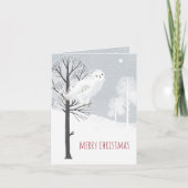 ノル素朴ディ素晴らしック白雪フクロウ シーズンカード (正面)