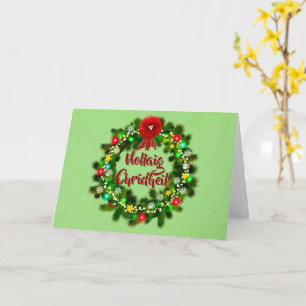 ノレイグチェリジルスコティッシュクリスマスグリーティング カード