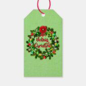 ノレイグチェリジルスコティッシュクリスマス ギフトタグ (正面)