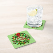 ノレイグチェリジルスコティッシュクリスマス ペーパーコースター (インサイチュ)