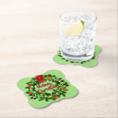 ノレイグチェリジルスコティッシュクリスマス ペーパーコースター (インサイチュ)