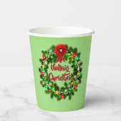 ノレイグチェリジルスコティッシュクリスマス 紙コップ (裏面)