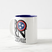 ノレ生まれンズビル ツートーンマグカップ (正面左)