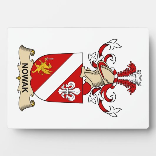 ノワク家紋 フォトプラーク (正面)