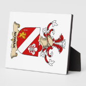 ノワク家紋 フォトプラーク (側面)