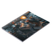 ノワールで狡猾なキツネの探偵 ノートブック (左側)