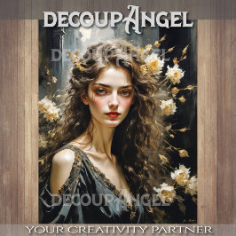 ノワールのエレガンス – デクページ –  薄葉紙