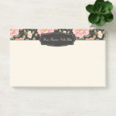 ノワールフローラエレガンスヴィンテージパステルピンクローズ ポストイット (オフィス)