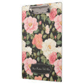 ノワールフローラエレガンスヴィンテージパステル赤面バラ クリップボード (左)