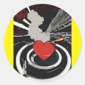 ノワール収集 – ヴィンテージシールデザイン ラウンドシール (正面)