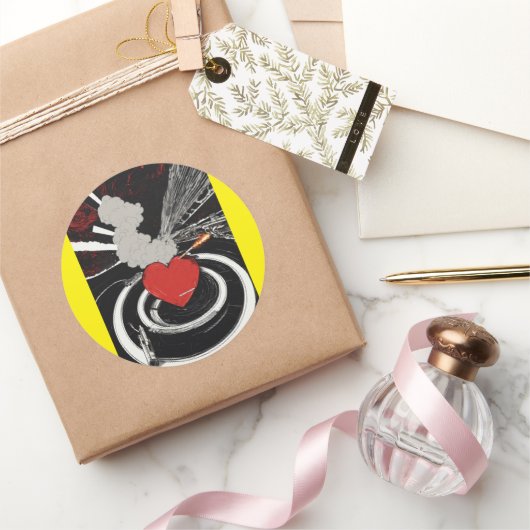 ノワール収集 – ヴィンテージシールデザイン ラウンドシール (ギフト)