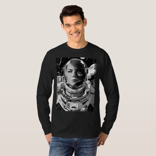 ノワール宇宙飛行士ミューズTシャツ Tシャツ (正面フル)