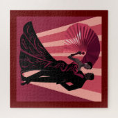 ノワール・エレガンス・レッド#1 ジグソーパズル (横)