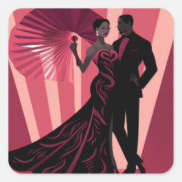 ノワール・エレガンス・レッド#1 スクエアシール