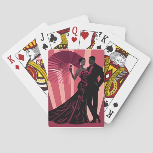 ノワール・エレガンス-レッド #1 トランプ (裏面)