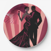 ノワール・エレガンス・レッド#1 ペーパープレート (正面)