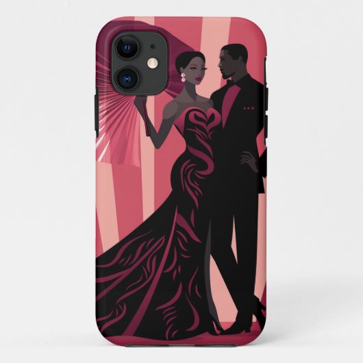 ノワール・エレガンス・レッド#1 Case-Mate iPhoneケース (裏面)