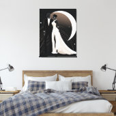 ノワール・エレガンス#1 キャンバスプリント (インサイチュ (寝室))