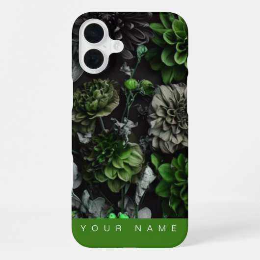 ノワール ガーデン グリーン iPhoneケース (裏面)