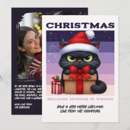 ノワール・リュクス おかしい猫 レトロ クリスマス 写真