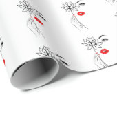 ノワール・ロータス ラッピングペーパー (ロールコーナー)