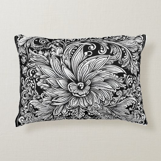 ノワールBloomscapeアクセント枕 アクセントクッション (正面)