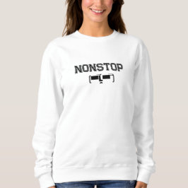 ノンストップジムモチベーションパーカーTシャツ スウェットシャツ