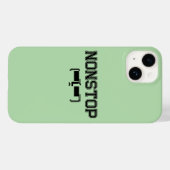 ノンストップジムモチベーションパーカーTシャツ Case-Mate iPhoneケース (裏面 (横))