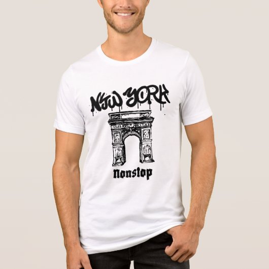 ノンストップニューヨーク - 伝統と都会の活気 トライブレンドTシャツ (正面)