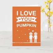 ノンストレートデザインハロウィンカード カード (黄色い花)