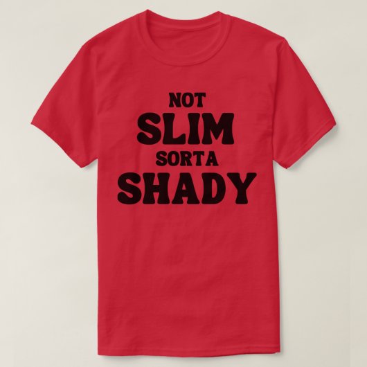 ノンスリムソルタシャディおもしろい引用文 Tシャツ (デザイン正面)