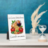 ノンナの台所板 フォトプラーク (側面)