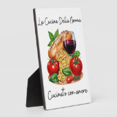 ノンナの台所板 フォトプラーク (側面)