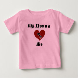 ノンナは私を愛してる 子供Tシャツ ベビーTシャツ