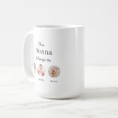 ノンナへのギフト 名前入り  コーヒーマグカップ (正面左)