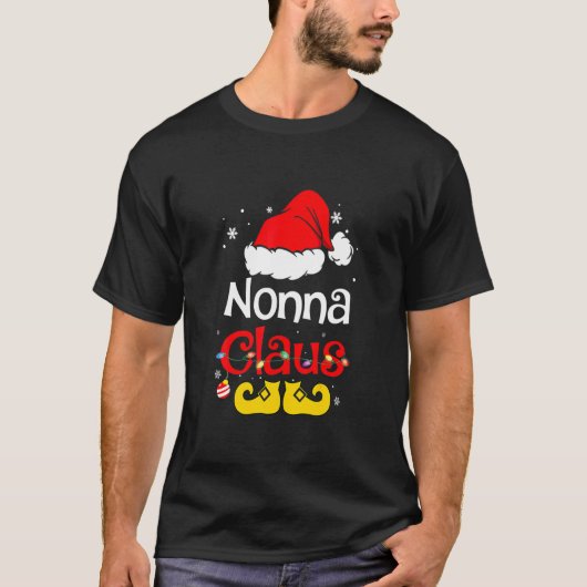 ノンナクロースクリスマスパジャマファミリーマッチングクリスマス Tシャツ (正面)
