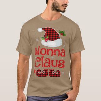 ノンナサンタクラフハットクリスマスサンタファミリークリスマス Tシャツ