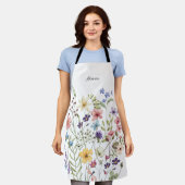ノンナピンクフローラ エプロン (着用した状態)