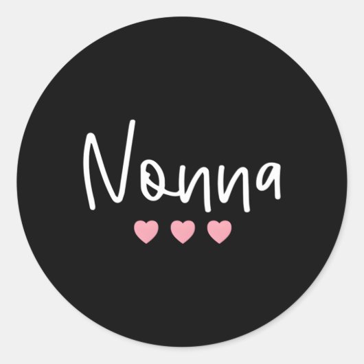 ノンナミニマルグランイタリアンマ祖母ノン ラウンドシール (正面)