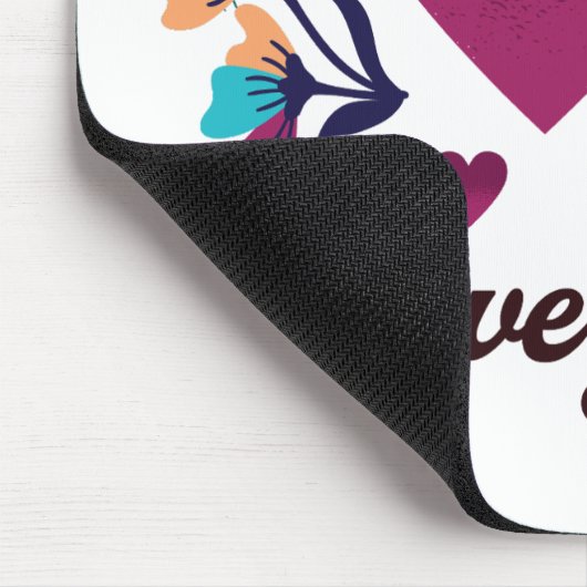 ノンナ愛してる祖母あなたを愛してる マウスパッド (コーナー)