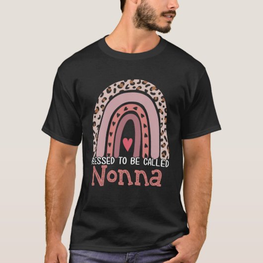 ノンナ賛美レインボーヒョウの母親と呼ばれる Tシャツ (正面)