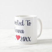 ノンナ·ネービーとレッド·マグに昇格 コーヒーマグカップ (正面右)