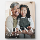 ノンナ&孫スクリプト名フォトキープサケ フォトプラーク (正面)