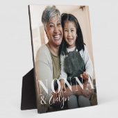 ノンナ&孫スクリプト名フォトキープサケ フォトプラーク (側面)