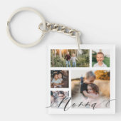 ノンナ |孫写真の特別メッセージ キーホルダー (正面)