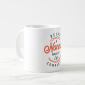 ノンニーで母の日を過ごす人生 コーヒーマグカップ (正面左)