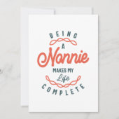 ノンニーで母の日を過ごす人生 サンキューカード (正面)