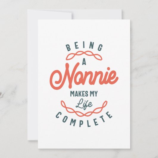 ノンニーで母の日を過ごす人生 サンキューカード (正面)