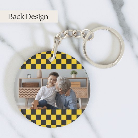 ノンノのタクシー | 祖父おもしろいニックネーム写真 キーホルダー